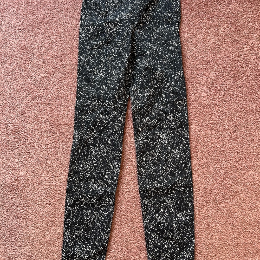 H&M Navy and White Patterned Leggings